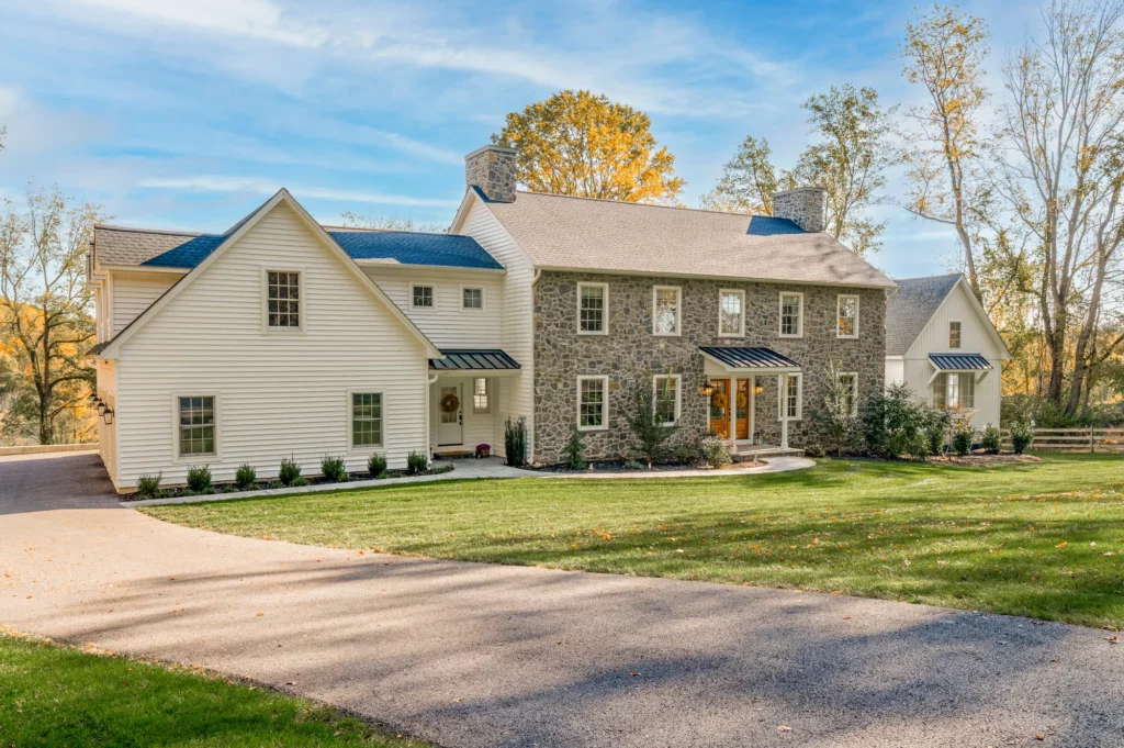 A fully constructed house