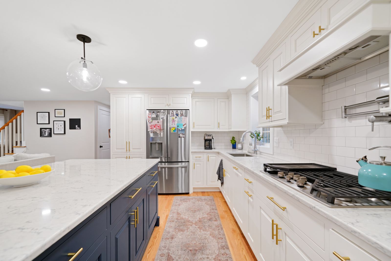 A new kitchen recently remodeled by Windle Design & Construction