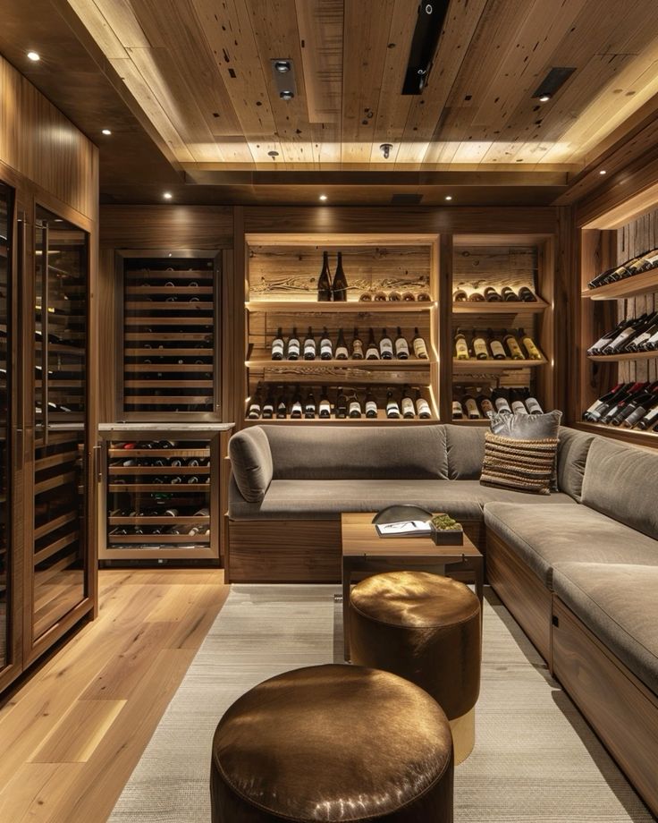 luxury wine cellar