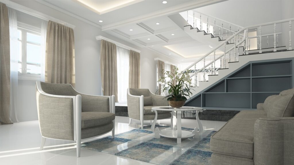 Image of a custom home interior 