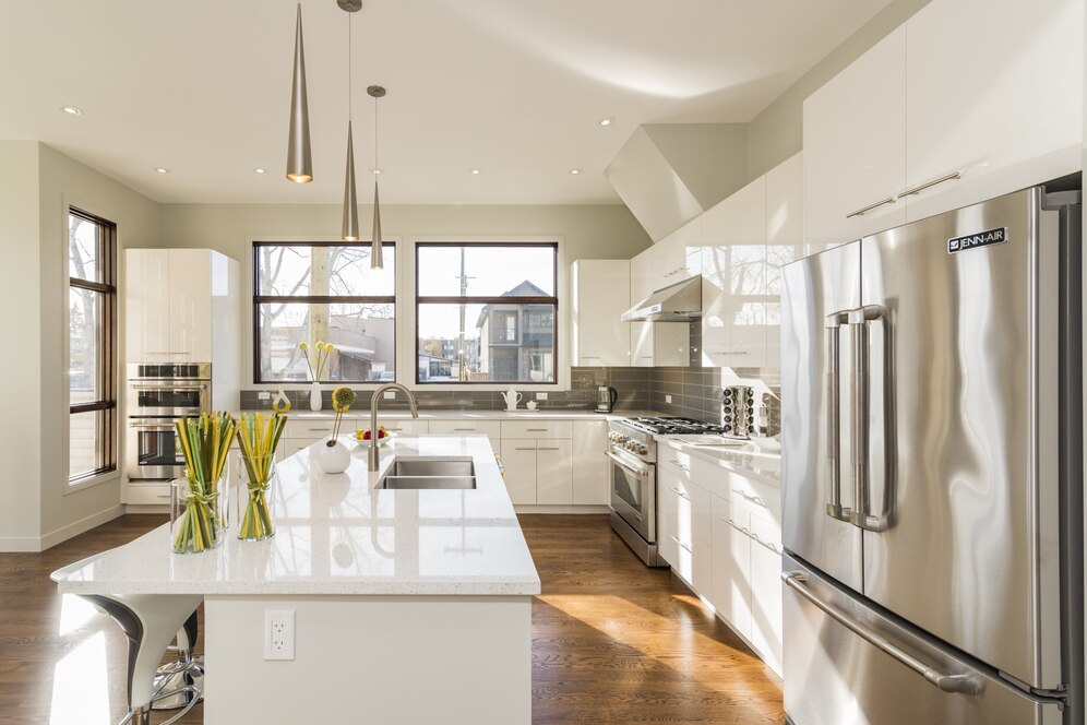 A remodeled kitchen