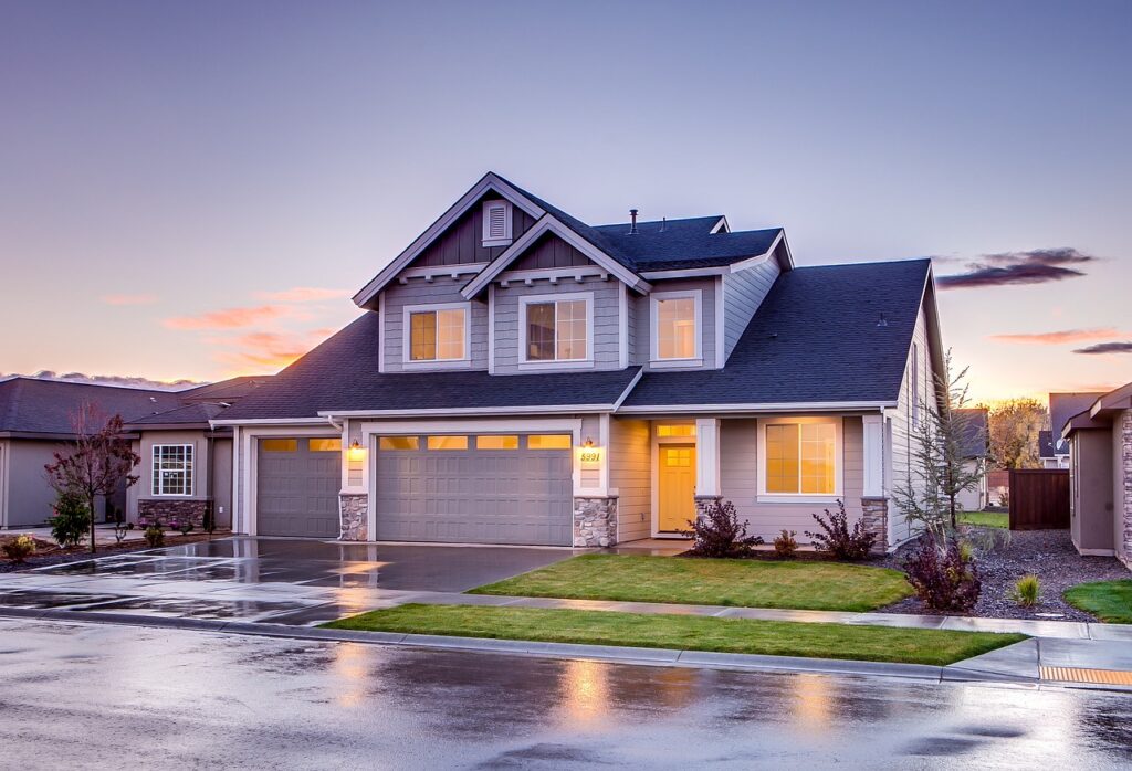 An image of a house with a home addition