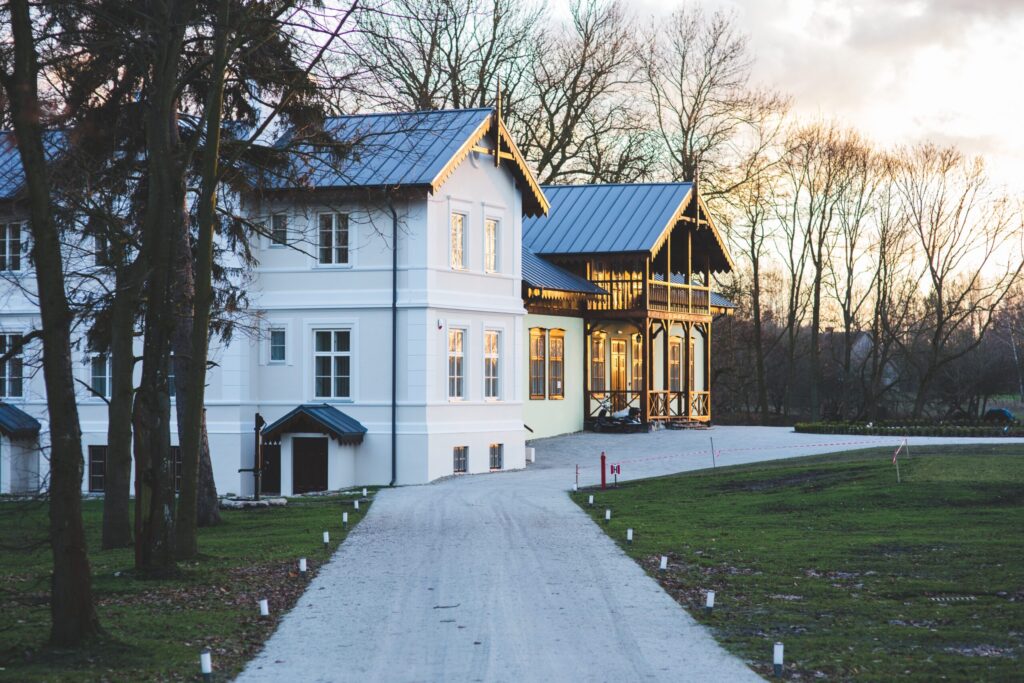 An image of a dream home built by a construction company