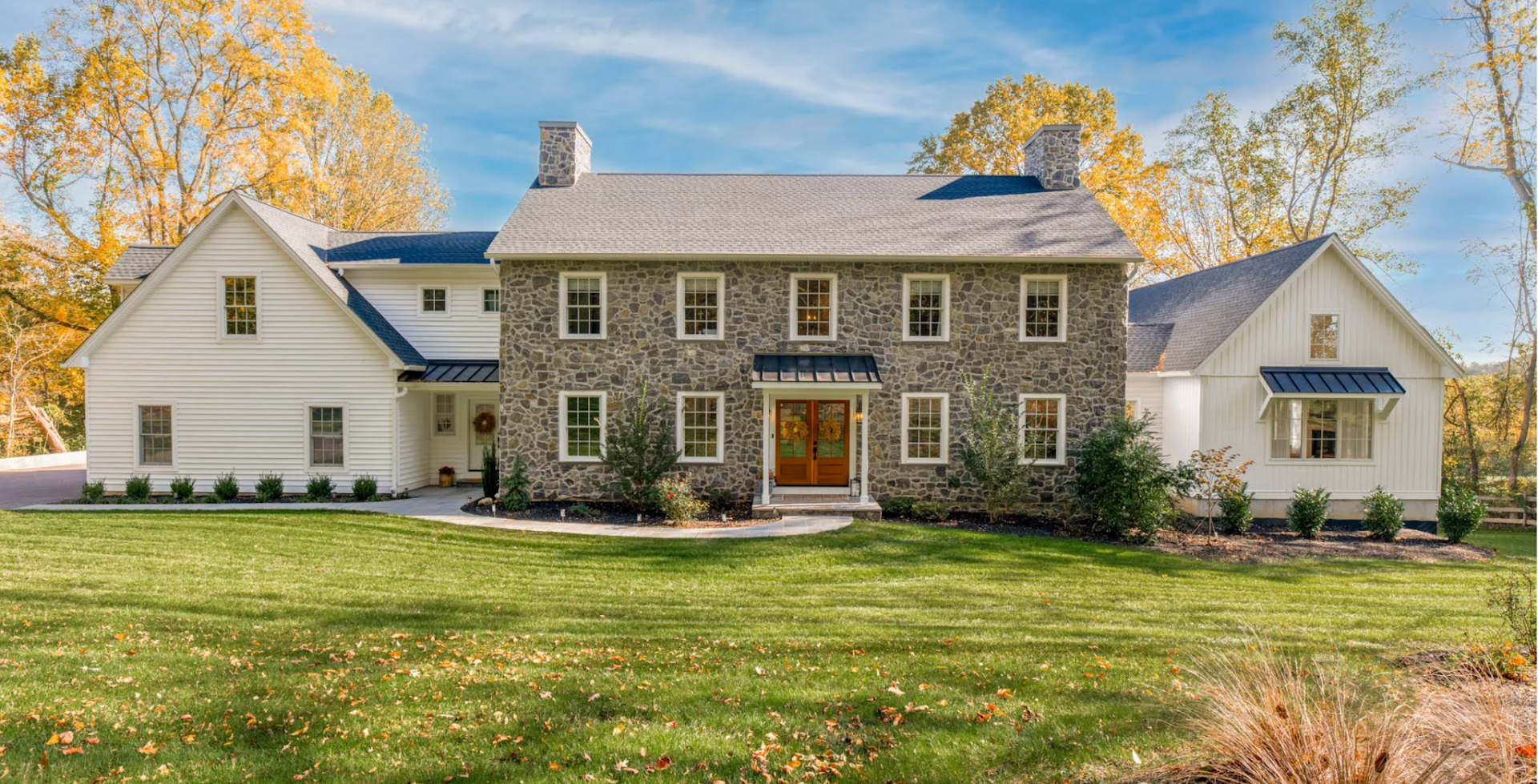 A luxury home with an addition designed and built by Windle.